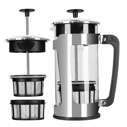 ESPRO P5 French Press/Cafetiere Coffee Maker - Polished (32oz / 946ml)