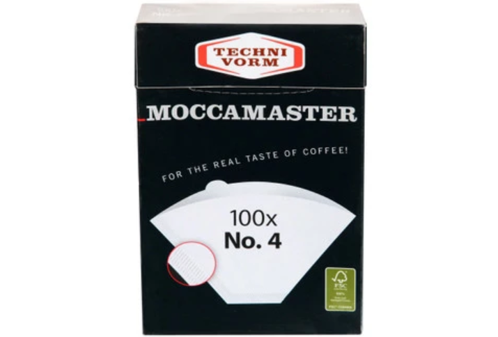 Moccamaster No.4 Filter Papers | 100 PAPERS